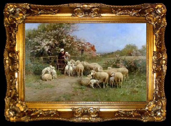 framed  unknow artist Sheep 111, ta009-2